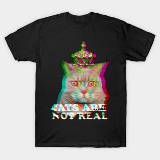 Cats are not real and it's true T-Shirt